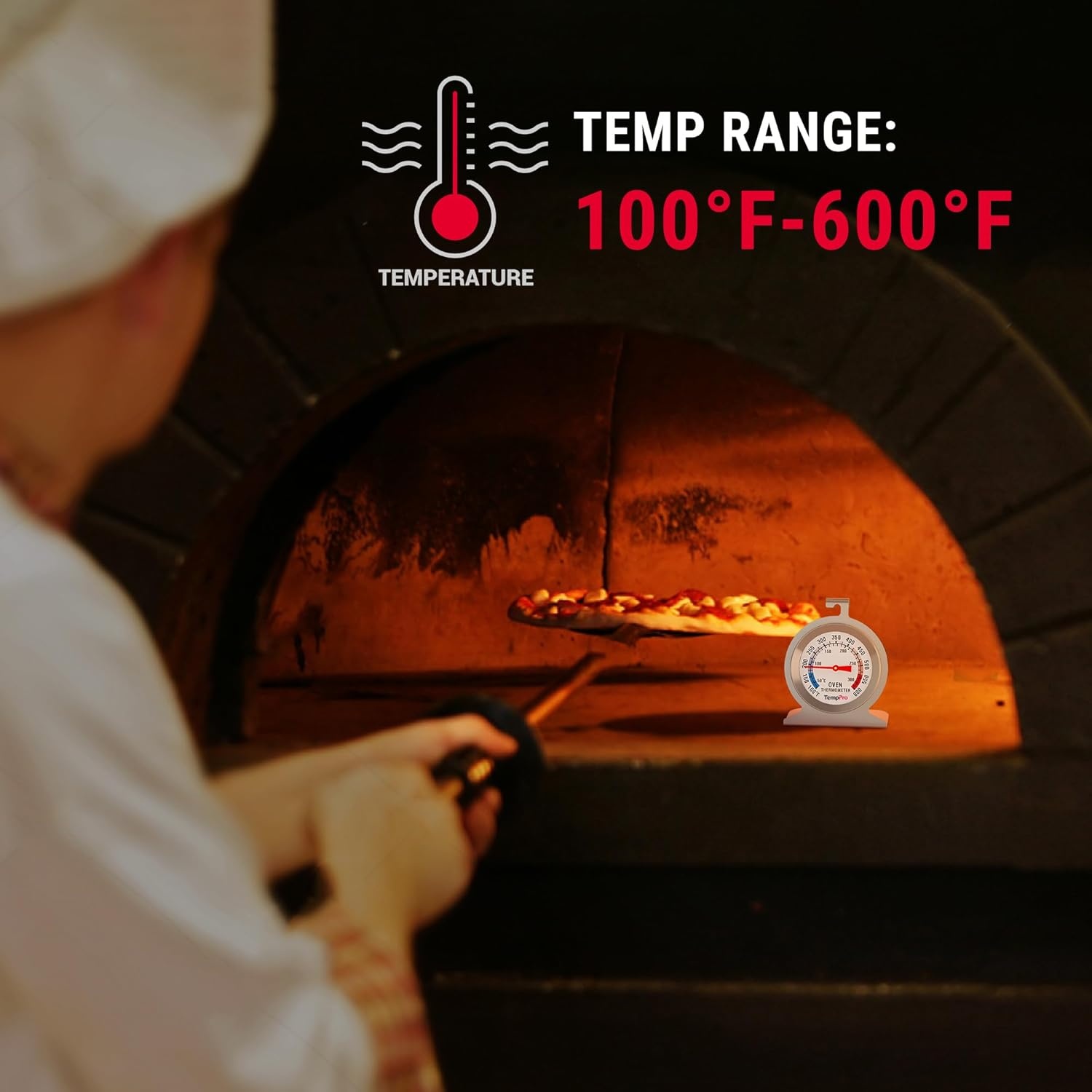 image:image2Pack Oven Thermometer for Gas Oven with 431 Stainless Steel 50300C100600F Oven Thermometer for Electric Oven Temperature In Oven Temperature Gauge for Cooking Kitchen3