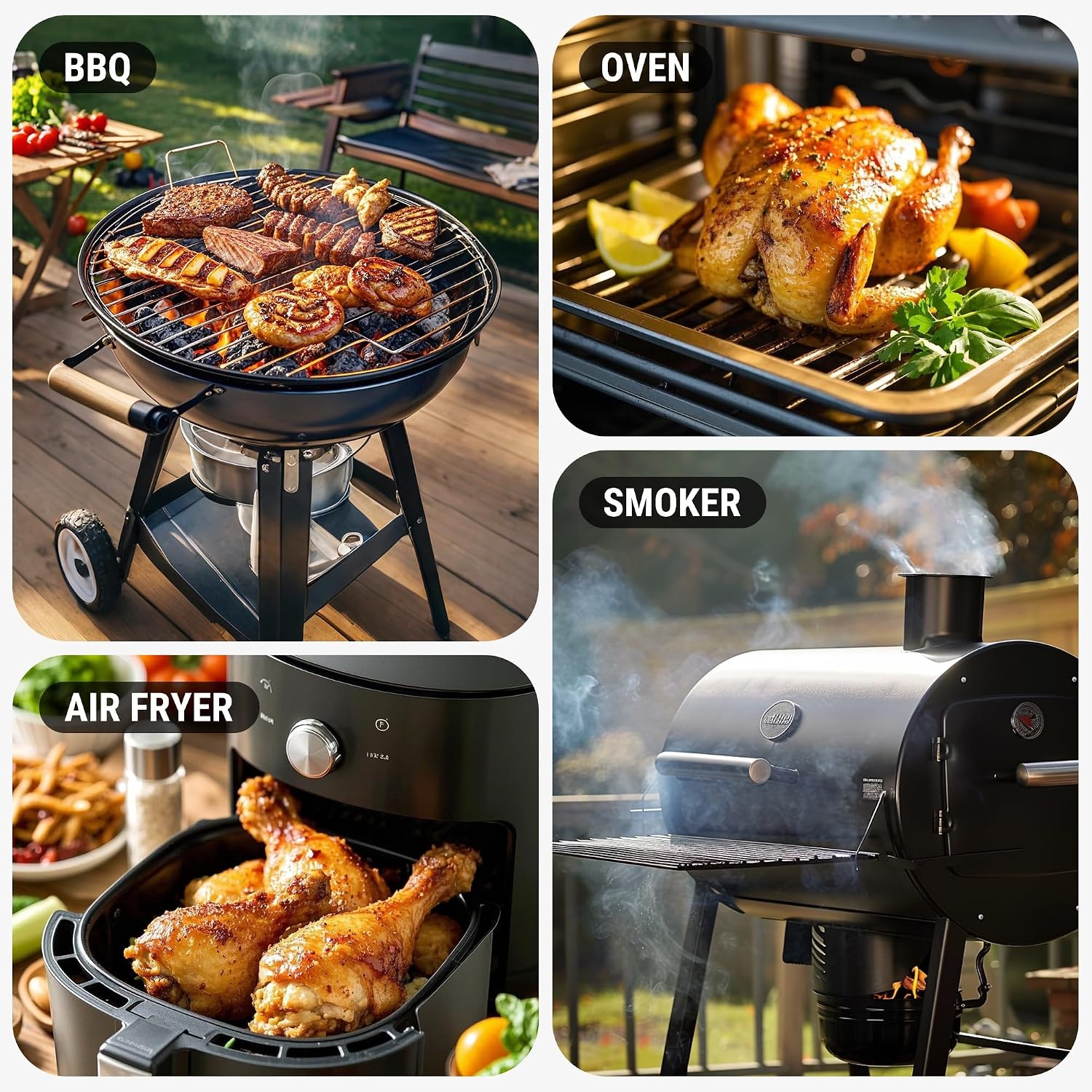 image:imageTempSpike 500FT Bluetooth Wireless Meat Thermometer for Grilling and Smoking Dual Meat Probes Grill Thermometer LCDEnhanced Booster Smoker BBQ Thermometer for Grill Rotisserie Turkey Beef2 probes