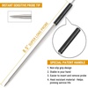 Official TempPro Stainless Steel Probe Replacement Stainless Meat Probe for TP25, TP27 (Golden)（Previously ThermoPro）(Black)