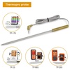 Official TempPro Stainless Steel Probe Replacement Stainless Meat Probe for TP25, TP27 (Golden)（Previously ThermoPro）(Golden)