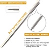 Official TempPro Stainless Steel Probe Replacement Stainless Meat Probe for TP25, TP27 (Golden)（Previously ThermoPro）(Silver)