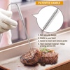 Official TempPro Stainless Steel Probe Replacement Stainless Meat Probe for TP25, TP27 (Golden)（Previously ThermoPro）(Silvery-2)