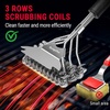 TempPro BBQ Grill Brush with Wide Scraper, Bristle-Free Stainless Steel Grilling Cleaner, Safe All-Grate Cleaner, Perfect for BBQ Grill Cleaning Accessory (Previously ThermoPro)