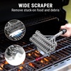 TempPro BBQ Grill Brush with Wide Scraper, Bristle-Free Stainless Steel Grilling Cleaner, Safe All-Grate Cleaner, Perfect for BBQ Grill Cleaning Accessory (Previously ThermoPro)