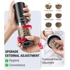 TempPro Electric Salt and Pepper Grinder Set Rechargeable, 110ml Automatic Pepper Grinder Shakers with External Adjustment, Refillable Pepper Mill Set for House Warming Gifts(Previously ThermoPro)