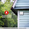 TempPro Indoor Outdoor Thermometer Wireless 500FT, Outside Greenhouse Thermometer with Temperature Sensor, Temperature Monitor for Patio Reptile House Home Baby Room (Previously ThermoPro) | Outside Greenhouse Thermometer with Temperature Sensor, Temperature Monitor for Patio Reptile House Home Baby Room(White In-outdoor Thermometer)