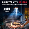 TempPro Outdoor Grill Light for BBQ with 10 LEDs & 3 Brightness | 360° Adjustable Grill Lights for Outdoor Grill, BBQ Light with Energy-Saving Button, Grill Accessories, Batteries Included