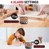 TempPro TM01 Kitchen Timers for Cooking with Count Up Countdown Timer, Digital Timer for Kids Students with Touch Backlight, Study Timers for Classroom Teacher Supplies(Previously ThermoPro)(Digital Timer 2 Pack)