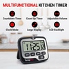 TempPro TM01 Kitchen Timers for Cooking with Count Up Countdown Timer, Digital Timer for Kids Students with Touch Backlight, Study Timers for Classroom Teacher Supplies(Previously ThermoPro)(Digital Timer 1 Pack)