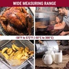 TempPro TP03B Digital Meat Thermometer for Cooking, Instant Read Thermometer with Backlight, Kitchen Food Thermometer for Grill Smoker BBQ Oil Deep Fry Candy Bread Coffee (Previously ThermoPro)(Pitch-black)