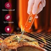 TempPro TP03B Digital Meat Thermometer for Cooking, Instant Read Thermometer with Backlight, Kitchen Food Thermometer for Grill Smoker BBQ Oil Deep Fry Candy Bread Coffee (Previously ThermoPro)(Persimmon orange)