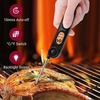 TempPro TP03B Digital Meat Thermometer for Cooking, Instant Read Thermometer with Backlight, Kitchen Food Thermometer for Grill Smoker BBQ Oil Deep Fry Candy Bread Coffee (Previously ThermoPro)(Pitch-black)