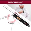 TempPro TP03B Digital Meat Thermometer for Cooking, Instant Read Thermometer with Backlight, Kitchen Food Thermometer for Grill Smoker BBQ Oil Deep Fry Candy Bread Coffee (Previously ThermoPro)(Pitch-black)