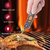 TempPro TP03B Digital Meat Thermometer for Cooking, Instant Read Thermometer with Backlight, Kitchen Food Thermometer for Grill Smoker BBQ Oil Deep Fry Candy Bread Coffee (Previously ThermoPro)(Grey)