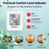 TempPro TP150 Digital Hygrometer Indoor Thermometer, IPX5 High-Humidity Resistant Greenhouse Thermometer Temperature and Humidity Monitor, High/Low Records Humidity Meter for Room Grow Tents, Reptile(2)