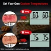 TempPro TP16 Large LCD Digital Meat Thermometer for Cooking, Smoking, Grilling, BBQ Food Temperature Indicator with Clock Timer and Stainless Steel Probe, Black(Previously ThermoPro)(Light Silver)