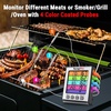 TempPro TP17 Dual Probe Digital Cooking Meat Thermometer Large LCD Backlight Food Grill Thermometer with Timer Mode for Smoker Kitchen Oven BBQ, Silver (Previously ThermoPro)(4-probes)