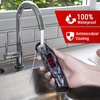 TempPro TP19 Waterproof Digital Meat Thermometer for Grilling with Ambidextrous Backlit & Thermocouple Instant Read Kitchen Cooking Food Thermometer for Candy Water Grill Smoker (Previously ThermoPro)(Pitch-black)