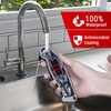 TempPro TP19 Waterproof Digital Meat Thermometer for Grilling with Ambidextrous Backlit & Thermocouple Instant Read Kitchen Cooking Food Thermometer for Candy Water Grill Smoker (Previously ThermoPro)(Grey)