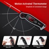 TempPro TP19 Waterproof Digital Meat Thermometer for Grilling with Ambidextrous Backlit & Thermocouple Instant Read Kitchen Cooking Food Thermometer for Candy Water Grill Smoker (Previously ThermoPro)(Grey)