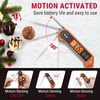 TempPro TP19H 1 Sec Digital Meat Thermometer for Cooking | Instant Read Food Thermometer with Motion Wake for BBQ Grill Oil Fry Candy, Gifts for Men Dad Husband (Previously ThermoPro)(Bright-orange)