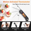 TempPro TP19H 1 Sec Digital Meat Thermometer for Cooking | Instant Read Food Thermometer with Motion Wake for BBQ Grill Oil Fry Candy, Gifts for Men Dad Husband (Previously ThermoPro)(Pitch-black)