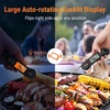 TempPro TP19H 1 Sec Digital Meat Thermometer for Cooking | Instant Read Food Thermometer with Motion Wake for BBQ Grill Oil Fry Candy, Gifts for Men Dad Husband (Previously ThermoPro)(Pitch-black)