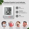 TempPro TP49 Digital Hygrometer Indoor Thermometer | Humidity Meter Room Thermometer with Temperature and Humidity Monitor Mini Hygrometer (Previously ThermoPro)(White Indoor Thermometer)