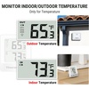 TempPro TP49 Digital Hygrometer Indoor Thermometer | Humidity Meter Room Thermometer with Temperature and Humidity Monitor Mini Hygrometer (Previously ThermoPro)(White In-outdoor Thermometer)