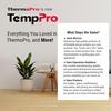TempPro TP50 3 Pieces Digital Hygrometer Indoor Thermometer Room Thermometer and Humidity Gauge with Temperature Humidity Monitor (Previously ThermoPro)(White)