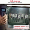 TempPro TP50 3 Pieces Digital Hygrometer Indoor Thermometer Room Thermometer and Humidity Gauge with Temperature Humidity Monitor (Previously ThermoPro)(Black)