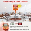 TempPro TP510 Waterproof Digital Candy Thermometer with Pot Clip, 10″ Long Probe Instant Read Food Cooking Meat Thermometer for Grilling BBQ Deep Fry Oil Fathers Day Gift (Previously ThermoPro)(Programmable Design)