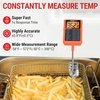 TempPro TP510 Waterproof Digital Candy Thermometer with Pot Clip, 10″ Long Probe Instant Read Food Cooking Meat Thermometer for Grilling BBQ Deep Fry Oil Fathers Day Gift (Previously ThermoPro)(Temperature Guide)