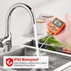 TempPro TP510 Waterproof Digital Candy Thermometer with Pot Clip, 10″ Long Probe Instant Read Food Cooking Meat Thermometer for Grilling BBQ Deep Fry Oil Fathers Day Gift (Previously ThermoPro)(Programmable Design)