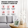 TempPro TP53 2 Pack Digital Hygrometer Indoor Thermometer for Home, Temperature Humidity Meter with Comfort Indicator & Max Min Records, Backlit Display Room Thermometer (Previously ThermoPro)(1)