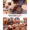 TempPro TP829 1000ft Wireless Meat Thermometer Digital for Grilling and Smoking, 4 Meat Probes Grill Thermometer for Outside Grill, Thermometer Cooking Gift for Dad Him Husband (Previously ThermoPro)(Two Probes)