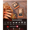TempPro TP829 1000ft Wireless Meat Thermometer Digital for Grilling and Smoking, 4 Meat Probes Grill Thermometer for Outside Grill, Thermometer Cooking Gift for Dad Him Husband (Previously ThermoPro)(Two Probes)