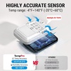 TempPro TempAir 500FT Indoor Outdoor Thermometer Wireless with 3 Sensors | Temperature and Humidity Gauge Monitor for Home Greenhouse Garage RV, Batteries Included, Room Thermometer Inside Outside(Grey)