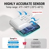 TempPro TempAir 500FT Indoor Outdoor Thermometer Wireless with 3 Sensors | Temperature and Humidity Gauge Monitor for Home Greenhouse Garage RV, Batteries Included, Room Thermometer Inside Outside(Blue)