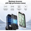 TempPro TempAir Bluetooth Thermometer for Room Temperature with Clock | 260 ft Smart Temperature Sensor and Humidity Meter with Backlit, Hygrometer Indoor Thermometer with Data Storage Export