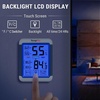TempPro TempAir Indoor Outdoor Thermometer Digital Wireless Hygrometer | Temperature Humidity Monitor with Jumbo Touchscreen and Backlight Humidity Gauge,LCD(1)