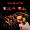 TempPro TempScan Infrared Thermometer Gun with 2 Laser for Pizza Oven Grill | 16:1 D:S Ratio Temperature Gun for Cooking HVAC Engine, Laser Thermometer Gun with Adjustable Emissivity Temp Gun -58℉-1022℉(1 Laser & D:S 12:1)
