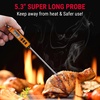 TempPro TempScan Infrared Thermometer Gun with Super Long Meat Probe | Temperature Gun with Laser for Pizza Oven Accessories, Grill Thermometer Gun Meat Thermometer for Cooking BBQ HVAC Car Engine