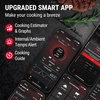 TempPro TempSpike 500ft Wireless Meat Thermometer with Upgraded Meat Probe | Bluetooth Meat Thermometer for Cooking Kitchen Oven Smoker, Rechargeable Wireless Thermometer for Backyard Grill BBQ Gifts(Black)