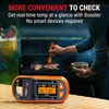 TempPro TempSpike 600ft Wireless Meat Thermometer with 2 Color-Coded Probes | Bluetooth Meat Thermometer Wireless with LCD-Enhanced Booster for Food Cooking Grill Smoker Rotisserie Sous Vide(Upgraded 2 Probes)