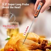 TempPro TempSwif 1 Sec Digital Meat Thermometer for Cooking Food | Meat Thermometer Digital Backlitght LCD Display, 5.3-inche Super Long Probe, Bread Baking Sourdough Liquids Candy Making Gift(2)
