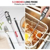 TempPro TempSwift 1 Sec Digital Food Thermometer for Kitchen Cooking | Meat Thermometer Digital, 5.3 inches Super Long Probe, Bread Baking Sourdough Liquids Candy Making Accessories Gift(2)