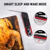 TempPro TempSwift 1 Sec Instant Read Meat Thermometer Digital | Kitchen Food Thermometer with 180° Rotating Display, IP67 Waterproof Cooking Thermometers for Deep Fry Smoker Grill BBQ(Red)