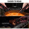 TempPro TempSwift 1 Sec Instant Read Meat Thermometer Digital | Kitchen Food Thermometer with 180° Rotating Display, IP67 Waterproof Cooking Thermometers for Deep Fry Smoker Grill BBQ(Red)