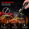 TempPro TempSwift 1 Sec Meat Thermometer Digital for Kitchen Cooking Food | 3.9 inches Long Probe, Calibration, Backlight, Bread Baking Sourdough Liquids Candy Making Accessories (Previously ThermoPro)(Pitch black)